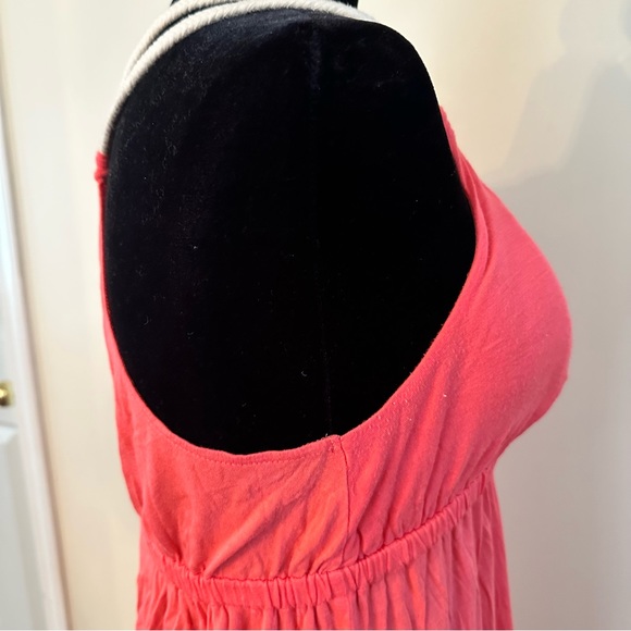 Pink Rose Maxi Dress in Coral, Size Large - Picture 7 of 8